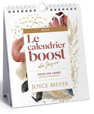 Illustration: Calendrier BOOST Joyce Meyer 2024  Pour une année de grands changements